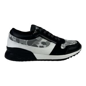 New SNKR Project Men US 11.5 Fashion Sneakers  Rodeo 1.5 Black Grey Camo Shoes